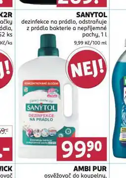 Rossmann Sanytol dezinfekce na prádlo nabídka