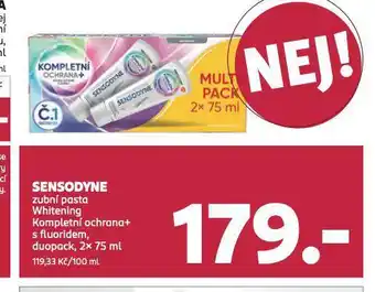 Rossmann Sensodyne zubní pasta nabídka