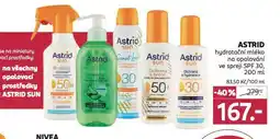 Rossmann Astrid hydratační mléko na opalování nabídka