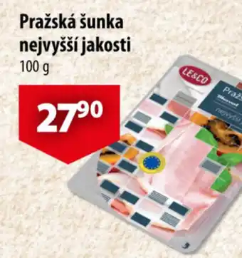 CBA Pražská šunka nejvyšší jakosti nabídka