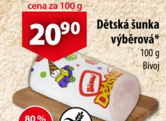 CBA Dětská šunka výběrová nabídka