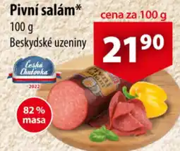 CBA Pivní salám nabídka