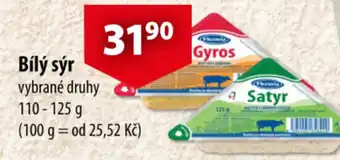CBA Bílý sýr nabídka