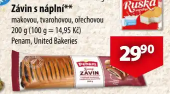 CBA Závin s náplní nabídka