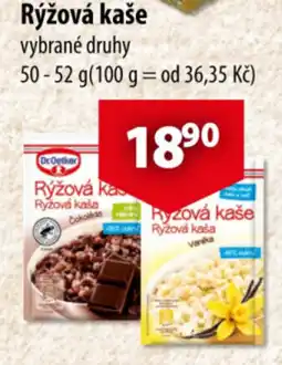 CBA Dr.Oetker Rýžová kaše nabídka