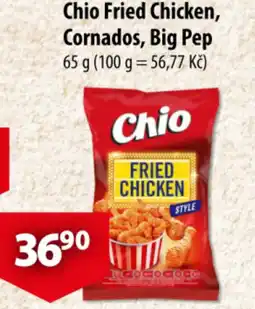 CBA Chio Fried Chicken, Cornados, Big Pep nabídka