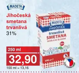 PLUS JIP MADETA Jihočeská smetana trvanlivá nabídka