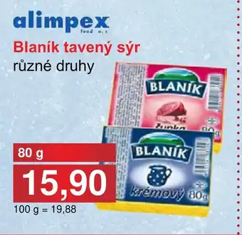 PLUS JIP Blaník tavený sýr nabídka