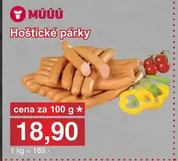 PLUS JIP Hoštické párky nabídka