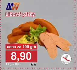 PLUS JIP Libové párky nabídka