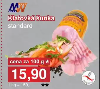 PLUS JIP Klatovká šunka nabídka