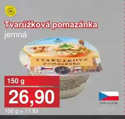PLUS JIP Tvarůžková pomazánka nabídka