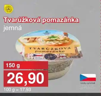 PLUS JIP Tvarůžková pomazánka nabídka