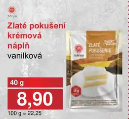 PLUS JIP Zlaté pokušení krémová náplň nabídka
