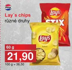 PLUS JIP Lay's chips nabídka