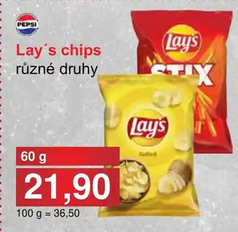 PLUS JIP Lay's chips nabídka