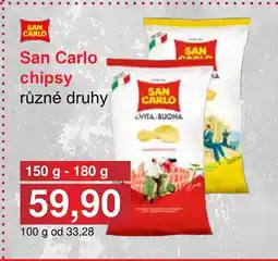 PLUS JIP SAN CARLO chipsy nabídka