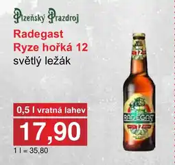 PLUS JIP Radegast Ryze hořká 12 nabídka