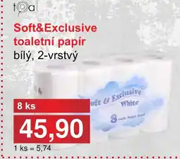 PLUS JIP Soft &Exclusive toaletní papír nabídka
