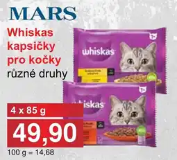 PLUS JIP Whiskas kapsičky pro kočky nabídka