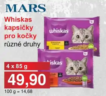 PLUS JIP Whiskas kapsičky pro kočky nabídka