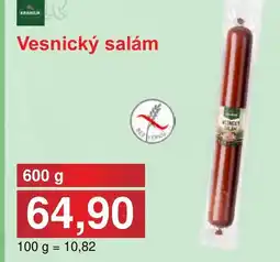 PLUS JIP Vesnický salám nabídka