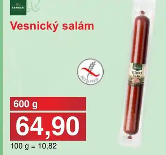 PLUS JIP Vesnický salám nabídka