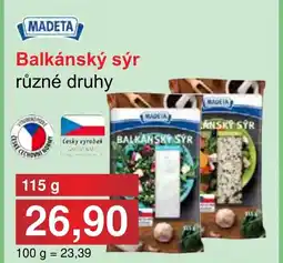 PLUS JIP MADETA Balkánský sýr nabídka