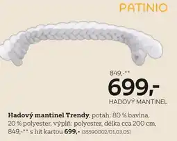 XXXLutz Hadový mantinel Trendy nabídka