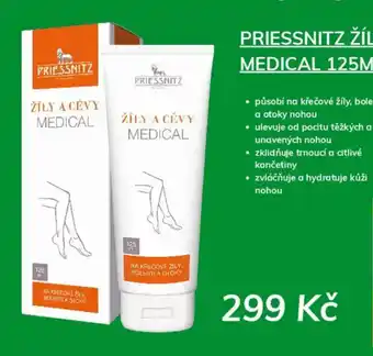 Alphega Lékárna PRIESSNITZ Žíly a cévy medical nabídka