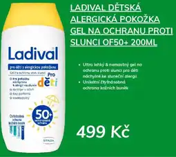 Alphega Lékárna LADIVAL Dětská alergická pokožka gel na ochranu proti slunci OF50 nabídka