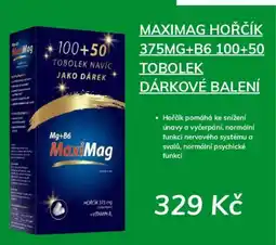 Alphega Lékárna Maximag Hořčík +B6 100+50 tobolek dárkové balení nabídka