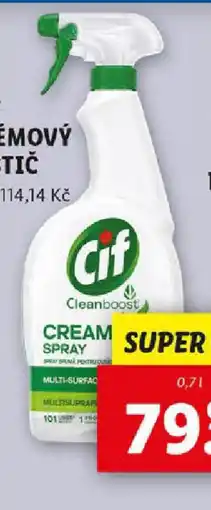 Lidl CIF Krémový čistič nabídka