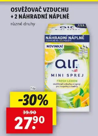 Lidl Osvěžovač vzduchu + 2 náhradní náplně nabídka