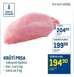 Makro Krůtí prsa nabídka