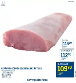 Makro Vepřová pečeně bez kosti a bez řetízku nabídka