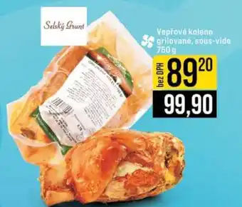 Jip Vepřové koleno grilované, sous-vide nabídka