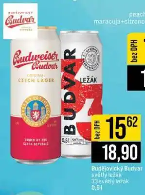 Jip Budějovický Budvar světlý ležák nabídka