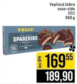 Jip Vepřová žebra sous-vide BBQ 550 g nabídka