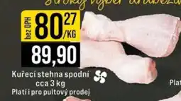 Jip Kuřecí stehna spodní nabídka
