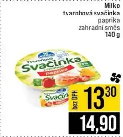 Jip Milko tvarohová svačinka paprika zahradní směs 140 g nabídka
