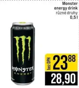 Jip Monster Energy drink nabídka