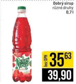Jip Dobrý Sirup nabídka
