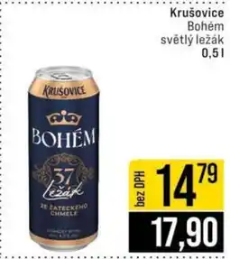 Jip Krušovice Bohém světlý ležák nabídka
