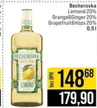 Jip Becherovka Lemond 20% nabídka