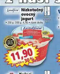 Norma Nízkotučný ovocný jogurt nabídka