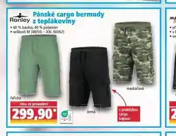 Norma Pánské cargo bermudy z teplákoviny nabídka
