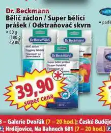 Norma Dr. beckmann odstraňovač skvrn nabídka