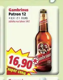Norma Pivo gambrinus patron 12 nabídka