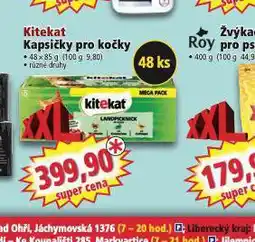 Norma Kitekat kapsičky pro kočky nabídka